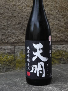 天明　純米吟醸黒ラベル山田錦50　1.8L