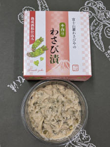 わさび漬 経木樽入100g