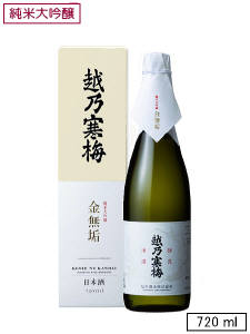越乃寒梅【金無垢】純米大吟醸　720ml