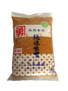 渋谷商店　越後味噌【別製】赤・粒　１kg