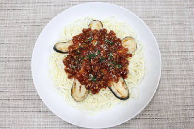 ナスミートスパゲティー