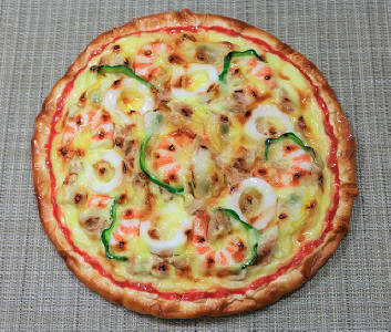 シーフードピザ